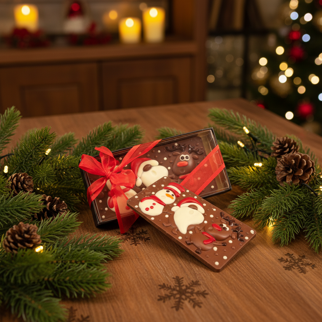 Tavoletta di cioccolato al latte Christmas Friends 100g