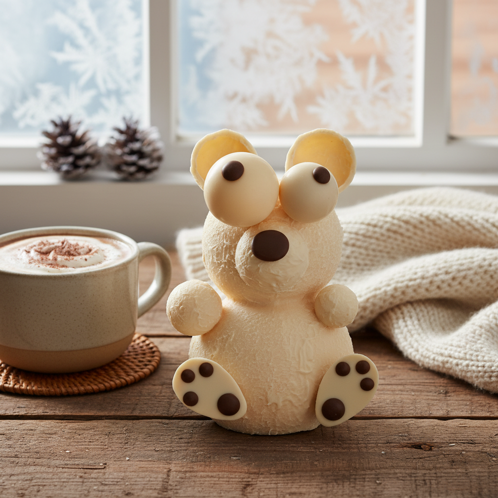 White chocolate winter bear 520g
