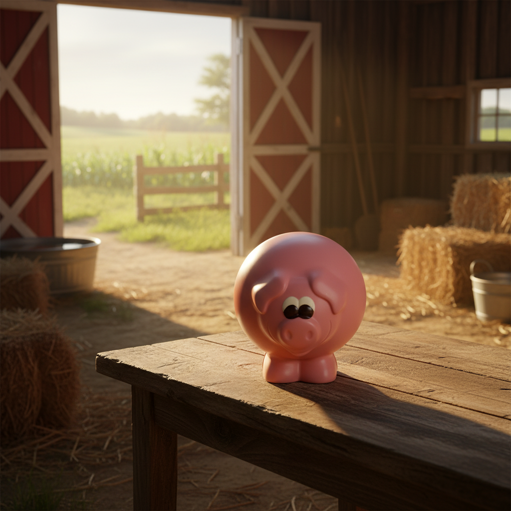 White chocolate pig 130g