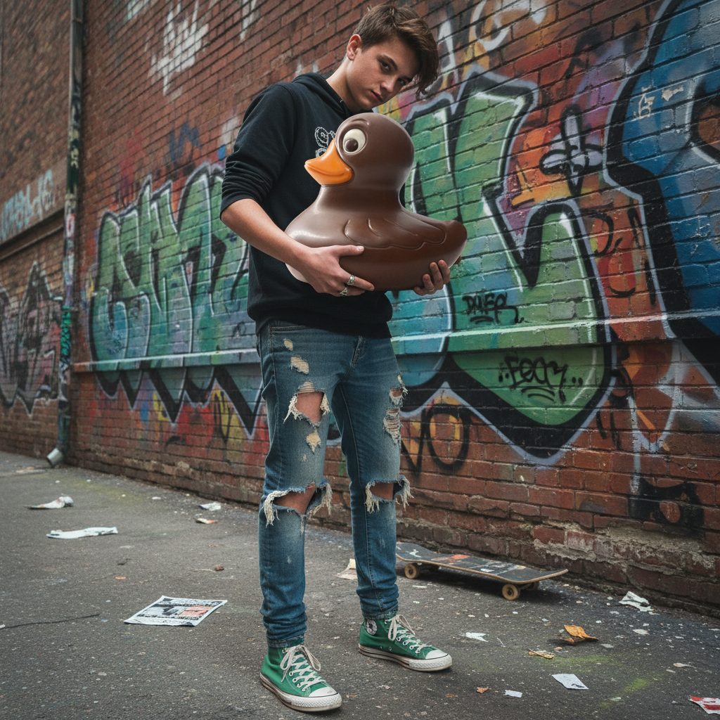 Milk chocolate duck 2,2 Kgs