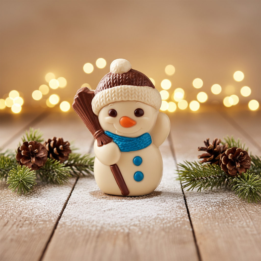 White chocolate little snowman 150g