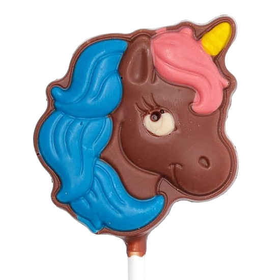 Milk chocolate unicorn lollipop 20g