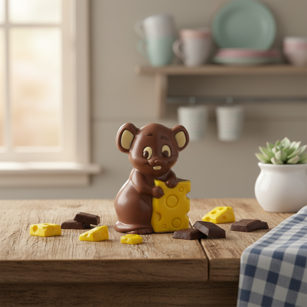 Ratón de chocolate con leche 80 g