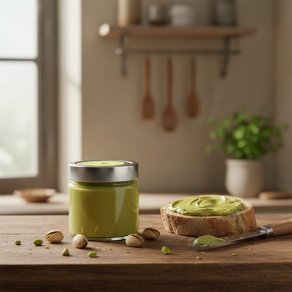 Pistachio spread 250g with 45% Bronte DOP fresh pistachios