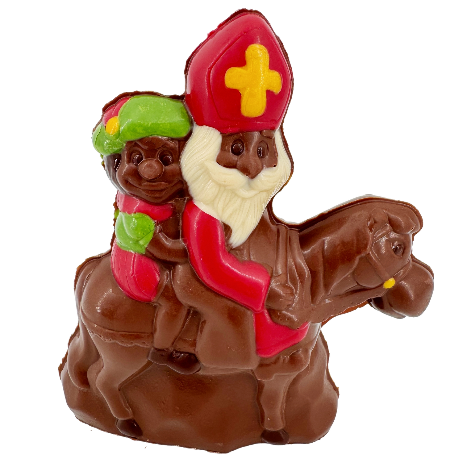 Chocolat au lait Saint Nicolas chevauchant son cheval 230g