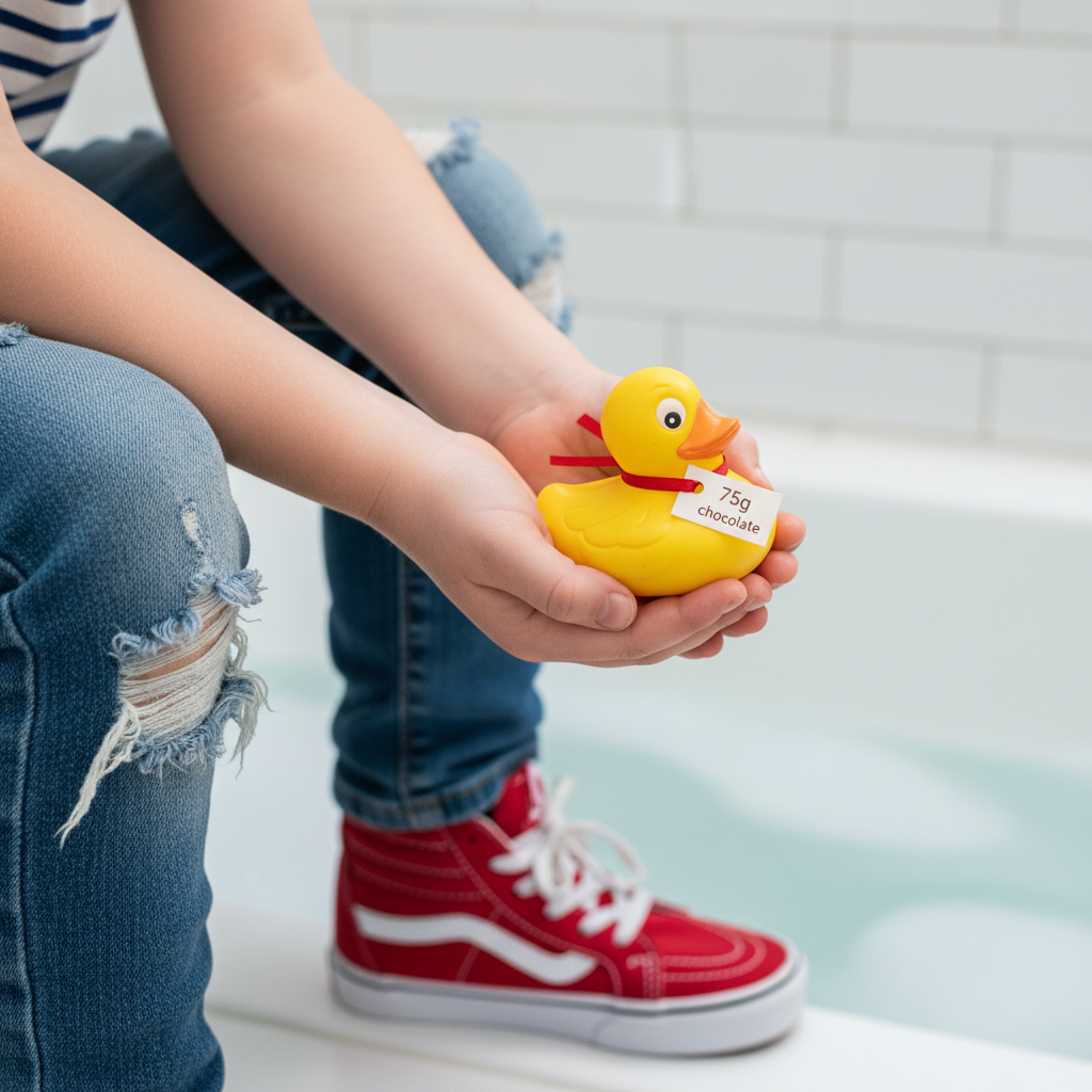 White chocolate yellow duck 75g