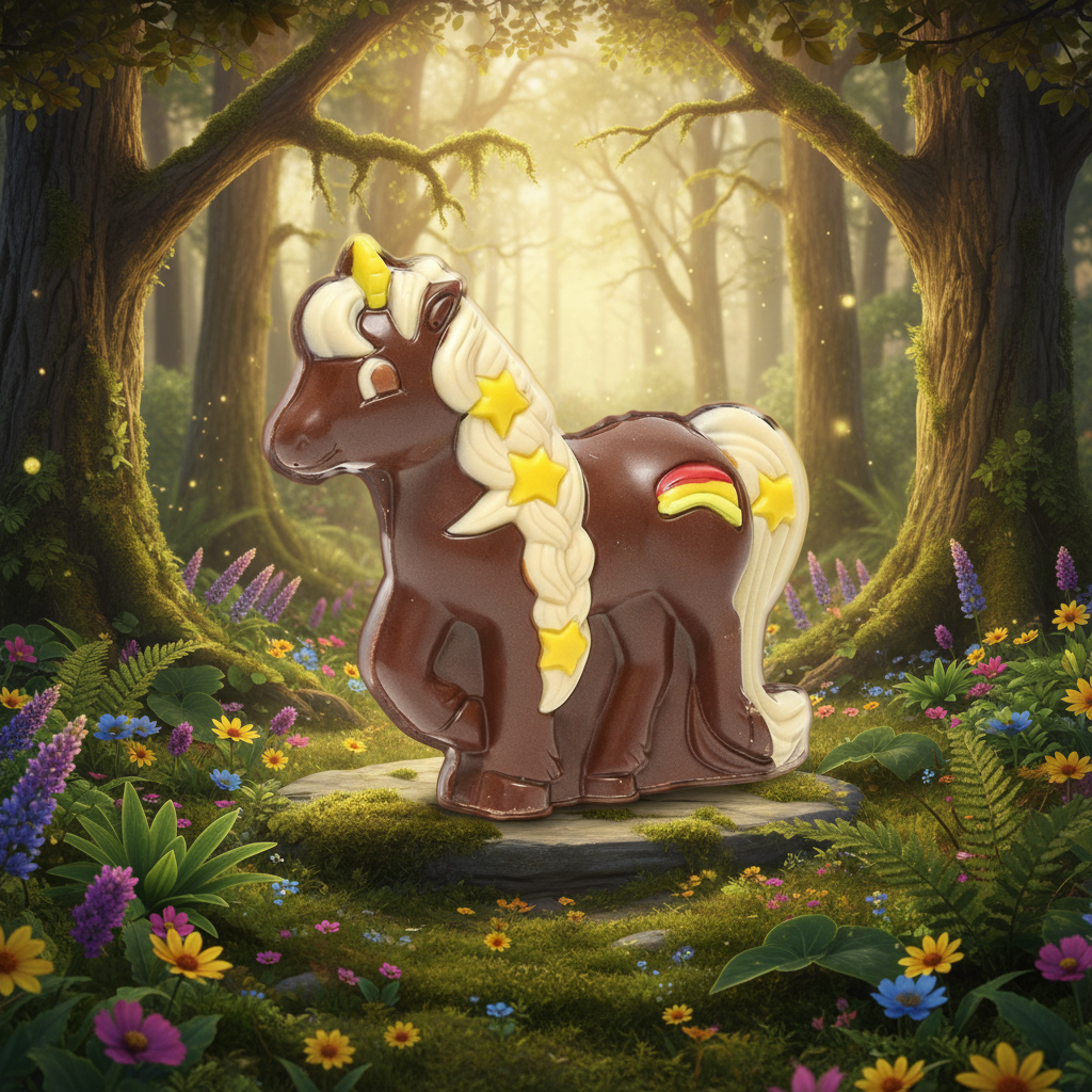 Unicornio de chocolate negro 90 g