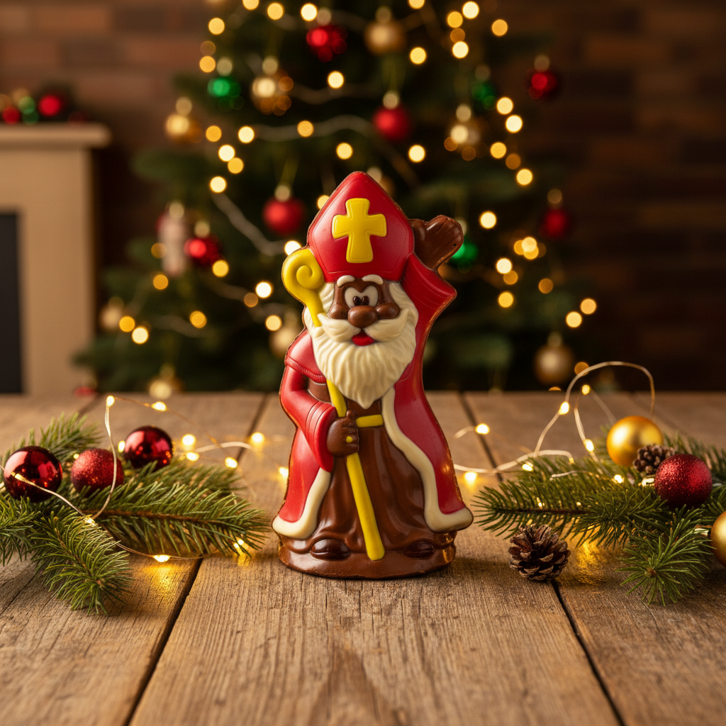 Cioccolato al latte San Nicola con scettro 30g