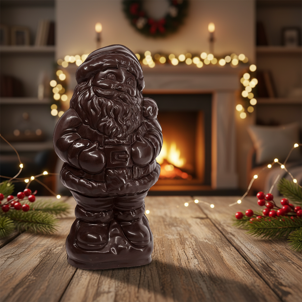 Babbo Natale di cioccolato fondente 3 kg