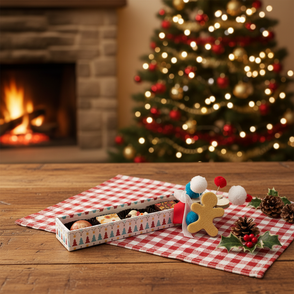 Scatola di Natale Il mio amico orso 5 praline 75g